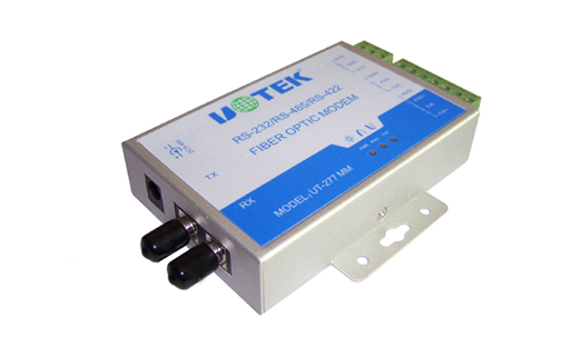 Bộ chuyển đổi RS-232/422/485 Multi-mode 2KM UT-277MM, Chuyển đổi quang RS232/485/422 sang quang UT-277 MM