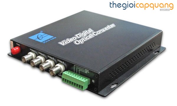 Bộ chuyển đổi video sang quang 3Onedata SWV60400, Bộ thu phát Video SWV60400 Serial