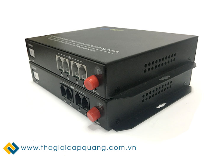 Bộ chuyển đổi quang thoại 2 kênh HHD-G2P, Telephone Converter HHD-G2P chính hãng, giá rẻ