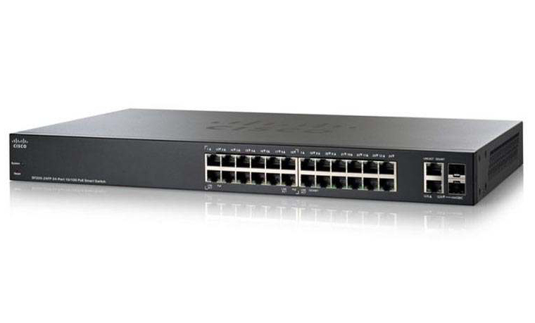 Cisco SF220-24P-K9-EU, Cisco SF220-24P-K9-EU - Cisco SF220-24P 24-Port 10/100 PoE Smart Switch