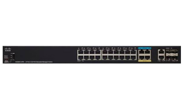 Cisco SG350X-24PD-K9-EU, Cisco SG350X-24PD-K9-EU - Cisco SG350X-24PD 24-Port 2.5G PoE Stackable Managed Switch