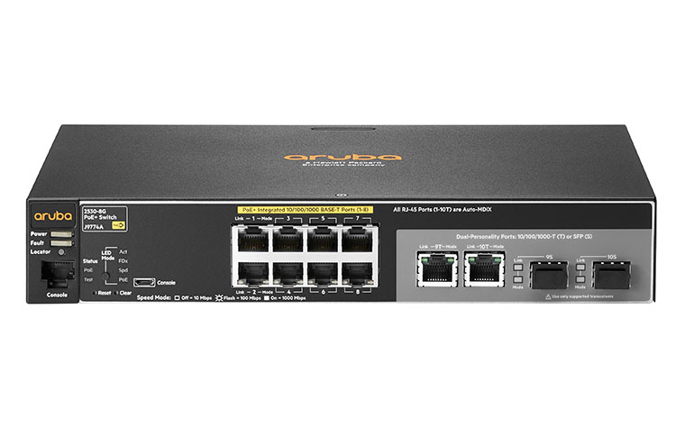 J9780A, J9780A Aruba 2530 8 PoE+ Switch chính hãng, giá cực tốt