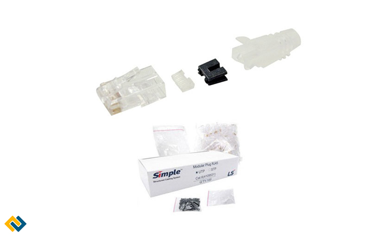 Hạt mạng cat6 LS hộp Patch: LS-MP-UC6-RJ45-TR-A1, Hạt mạng cat6 LS