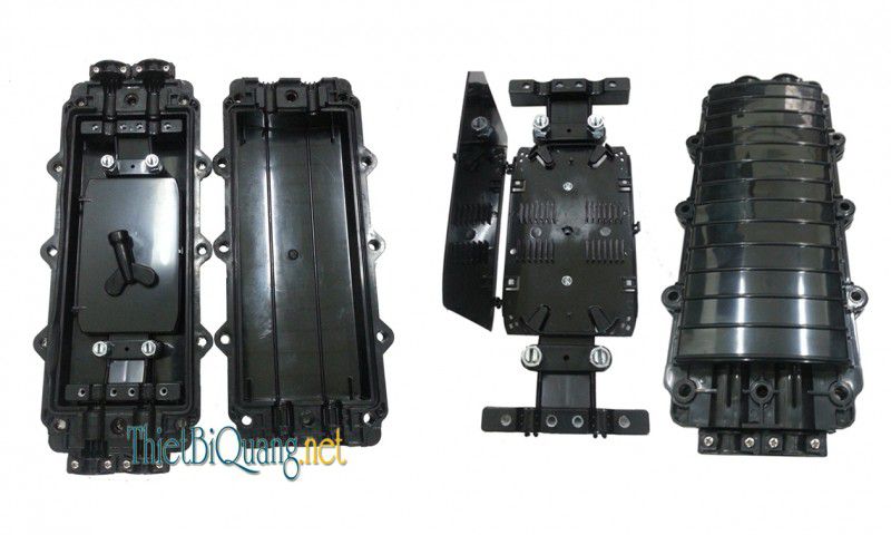 Măng xông quang 12FO đủ phụ kiện, Măng xông quang 12FO 2 vào 2 ra giá rẻ tại Hà Nội