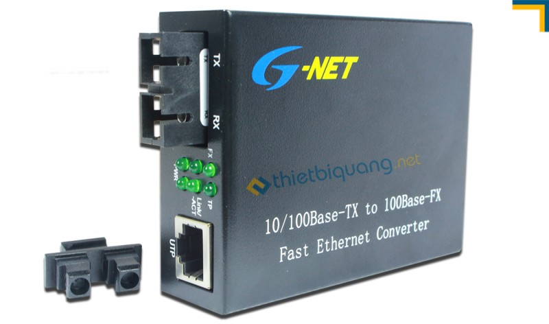Chi tiết sản phẩm Converter quang HHD-120G-20 10/100 hãng G-NET, Converter quang G-NET chính hãng