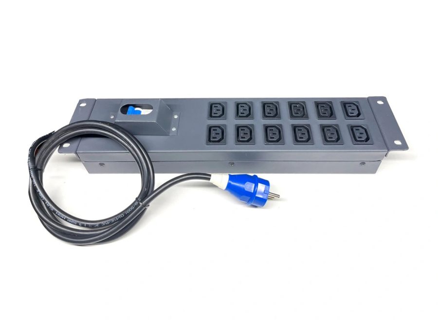 Thanh nguồn PDU 12 ổ C13 MCB20A, Thanh nguồn PDU 12 ổ C13 MCB20A UNIRACK UNR-P12M20/2U-C13