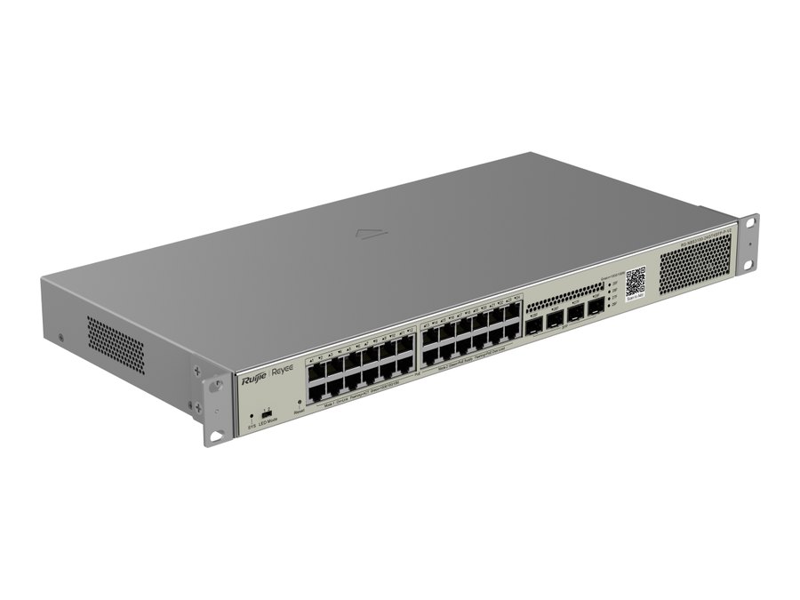 Switch Ruijie RG-NBS3100-24GT4SFP-P-V2, RG-NBS3100-24GT4SFP-P-V2 – switch PoE Ruijie 24 port, 370 W, 4 SFP