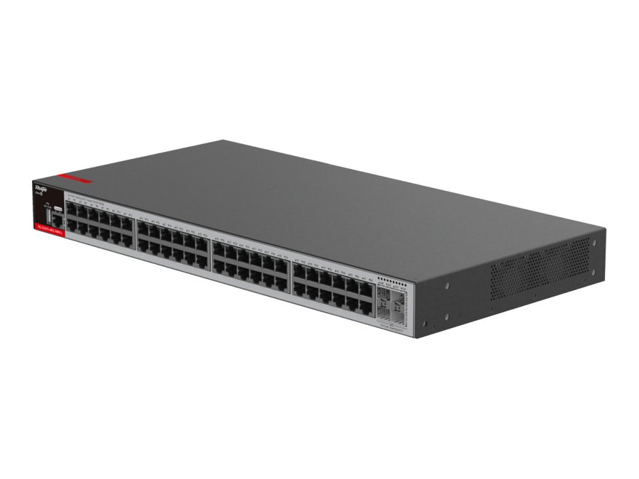 Switch Ruijie RG-S2915-48GT4MS-L, RG-S2915-48GT4MS-L Ruijie – switch L2+ 48 cổng 1G, 4 uplink 2.5G