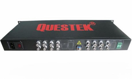 Bộ chuyển đổi tín hiệu Video sang quang Questek QTF-RS16