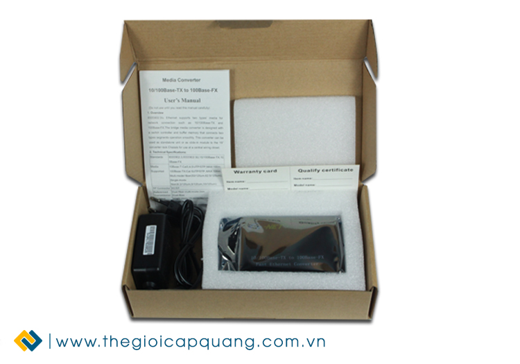 Mở hộp Converter quang HHD-220G-20 G-NET