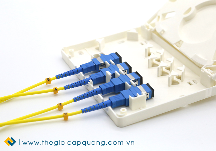 ODF 4FO lắp Adapter SC/UPC