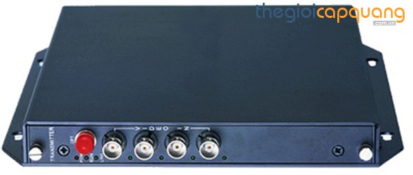 Bộ chuyển đổi 4 kênh video + 1 kênh Data sang quang SWV60401 4V Bộ chuyển đổi 4 kênh video + 1 kênh Data sang quang SWV60401 4V