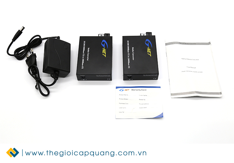 Bộ Converter 1 sợi quang đầy đủ phụ kiện Bộ Converter 1 sợi quang đầy đủ phụ kiện