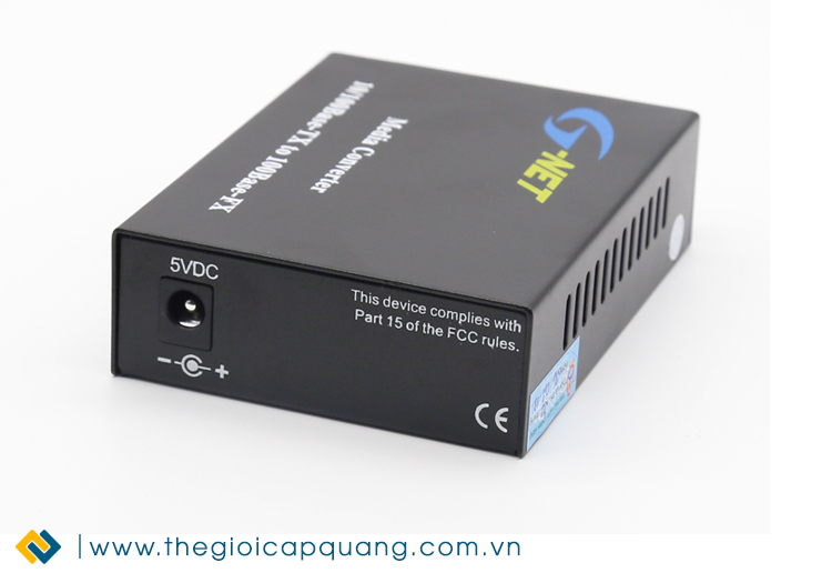 Nguồn Converter 2 sợi quang 10/100