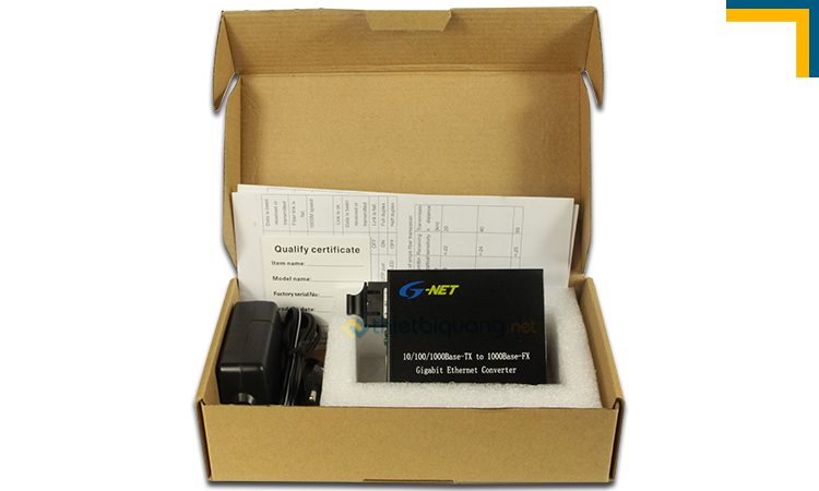 đập hộp sản phẩm converter quang HHD-220G-20