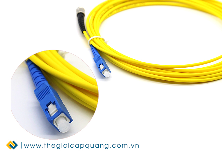 Đầu SC dây nhảy quang SC ST Singlemode