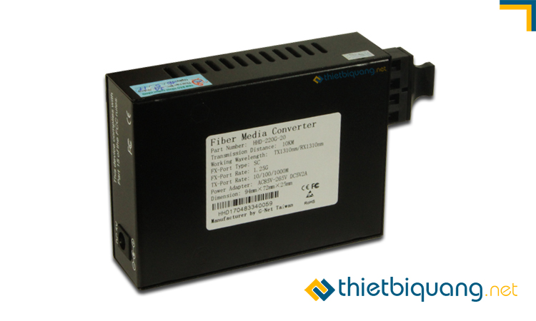 Mặt sau Converter HHD-220G-20