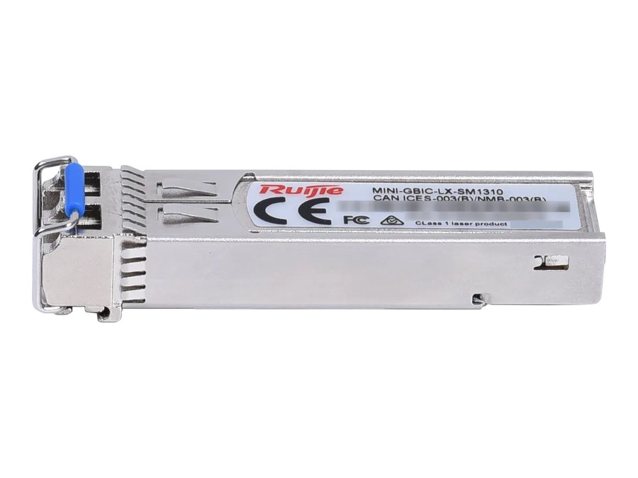 MINI-GBIC-LX-SM1310 chụp ngang từ bên hông, ảnh Ruijie
