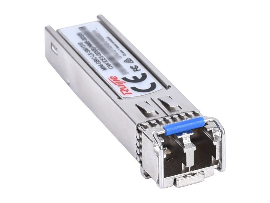 MINI-GBIC-LX-SM1310 nhìn xiên từ trái, ảnh Ruijie