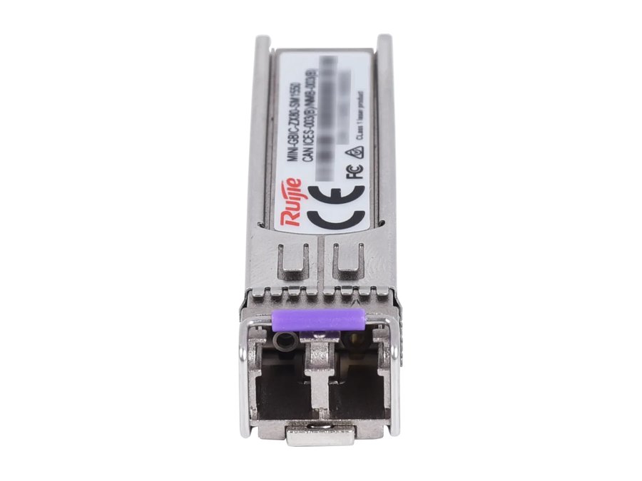 Mặt cổng LC của MINI-GBIC-ZX80-SM1550 chụp chính diện, ảnh hãng