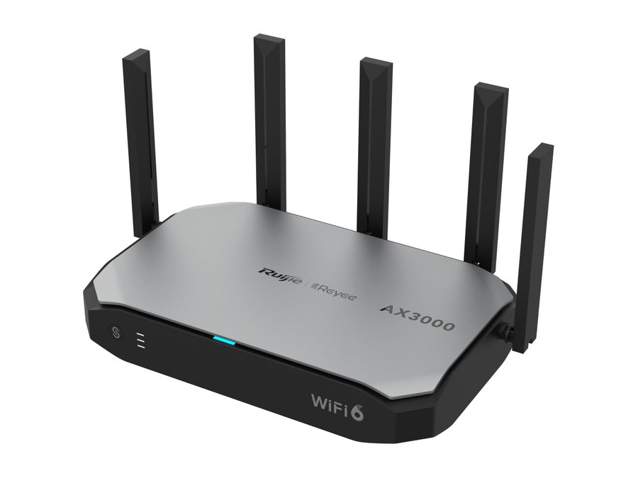 Router RG-EG105GW-X nhìn chếch, ảnh do Ruijie công bố