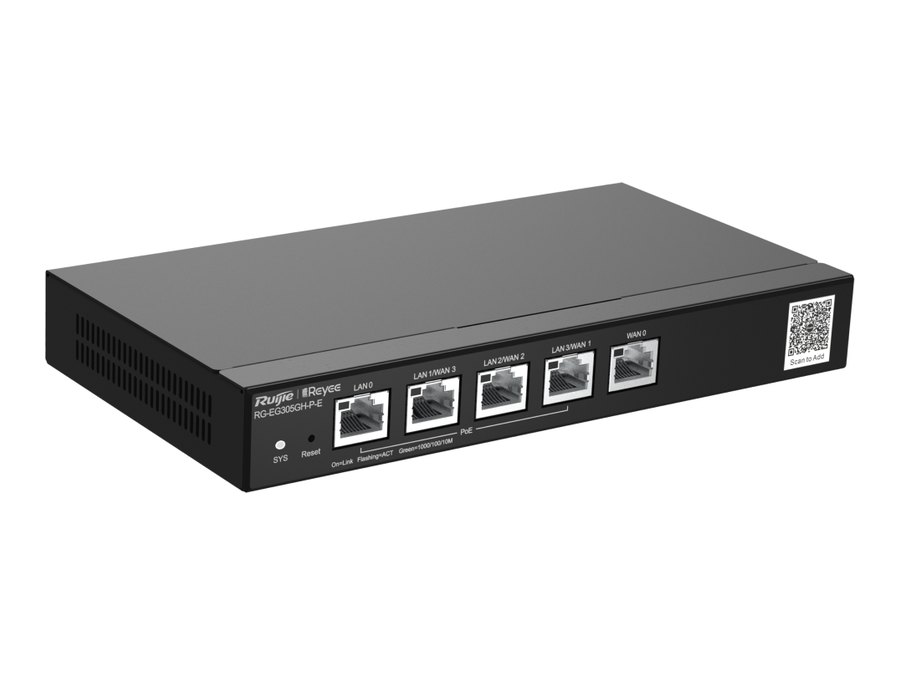 RG-EG305GH-P-E nhìn chếch bên trái, ảnh do Ruijie công bố