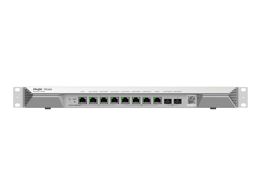 Mặt trước router Ruijie RG-EG710XS, ảnh của hãng