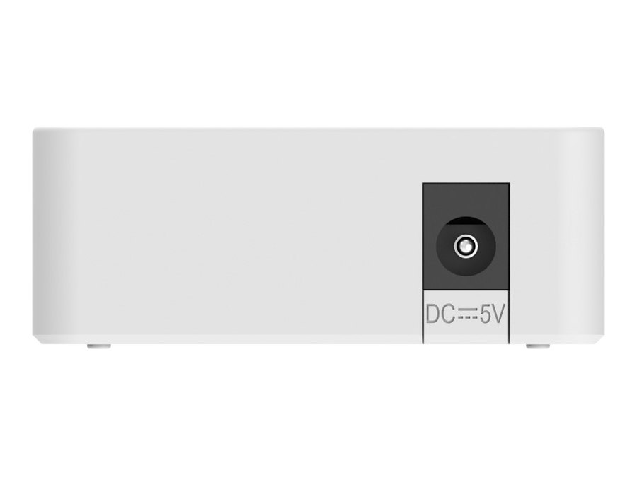 Đầu có giắc DC của RG-ES08F, ảnh của Ruijie