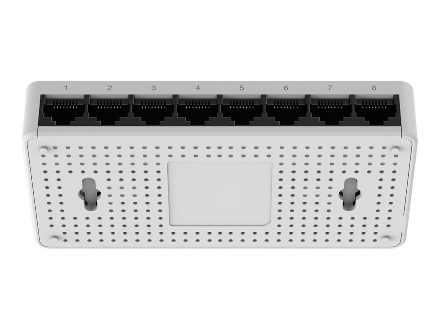 Mặt đáy có hai lỗ treo của RG-ES08G-L, ảnh hãng