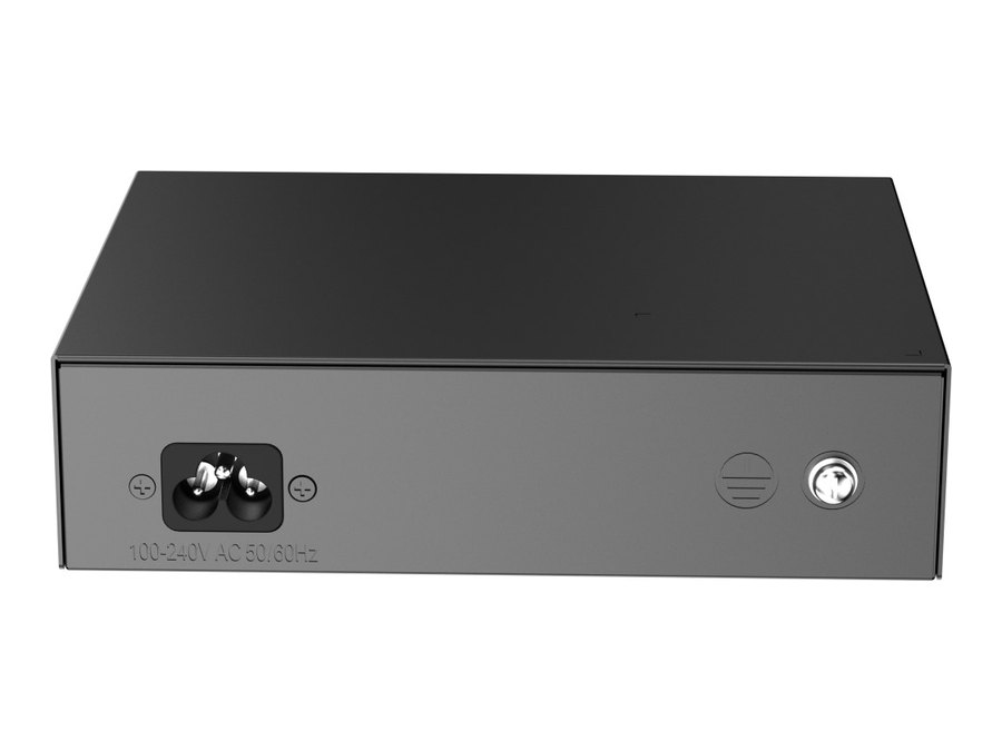 Switch Ruijie RG-ES106F-P, ảnh mặt sau của hãng