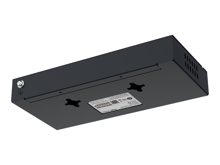Mặt đáy RG-ES108GD với hai lỗ treo tường, ảnh hãng