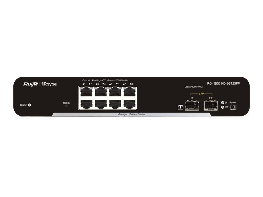 Mặt trước RG-NBS3100-8GT2SFP, ảnh hãng