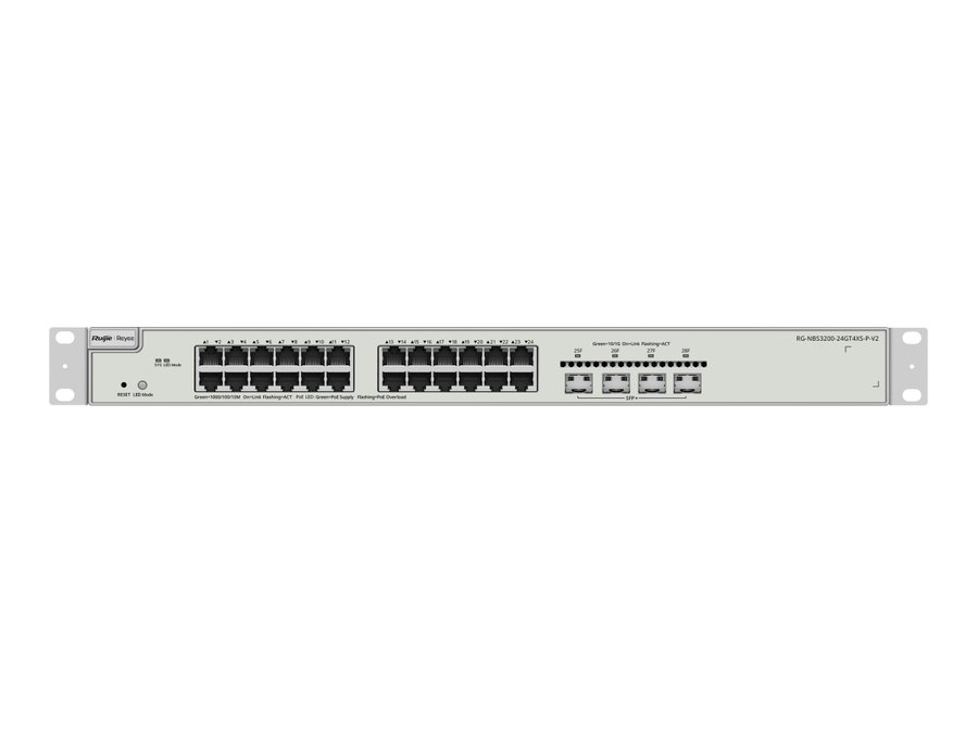 Ảnh hãng chụp mặt trước, mã RG-NBS3200-24GT4XS-P-V2