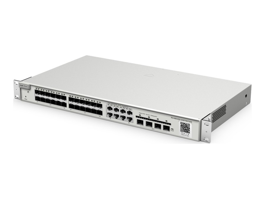 Góc xiên phía phải, mã RG-NBS3200-24SFP/8GT4XS (Ruijie)