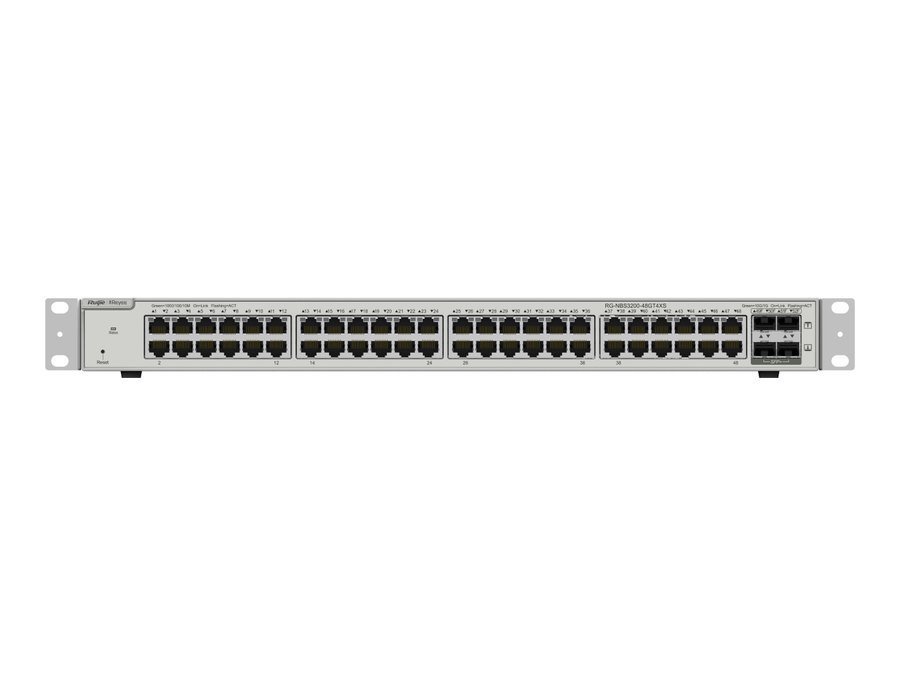 Chính diện mặt trước, switch 48 cổng RG-NBS3200-48GT4XS của Ruijie