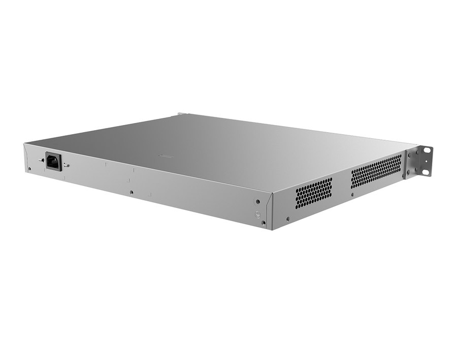 Ảnh hãng: phía sau RG-NBS5100-24GT4SFP-P chụp chéo