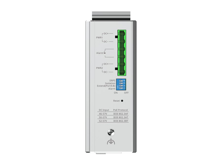 Nhìn từ trên xuống RG-NIS2100-8GT2SFP-HP, ảnh của hãng