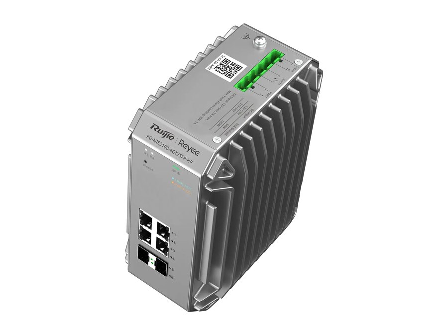 Góc trên chếch của RG-NIS3100-4GT2SFP-HP, ảnh của Ruijie