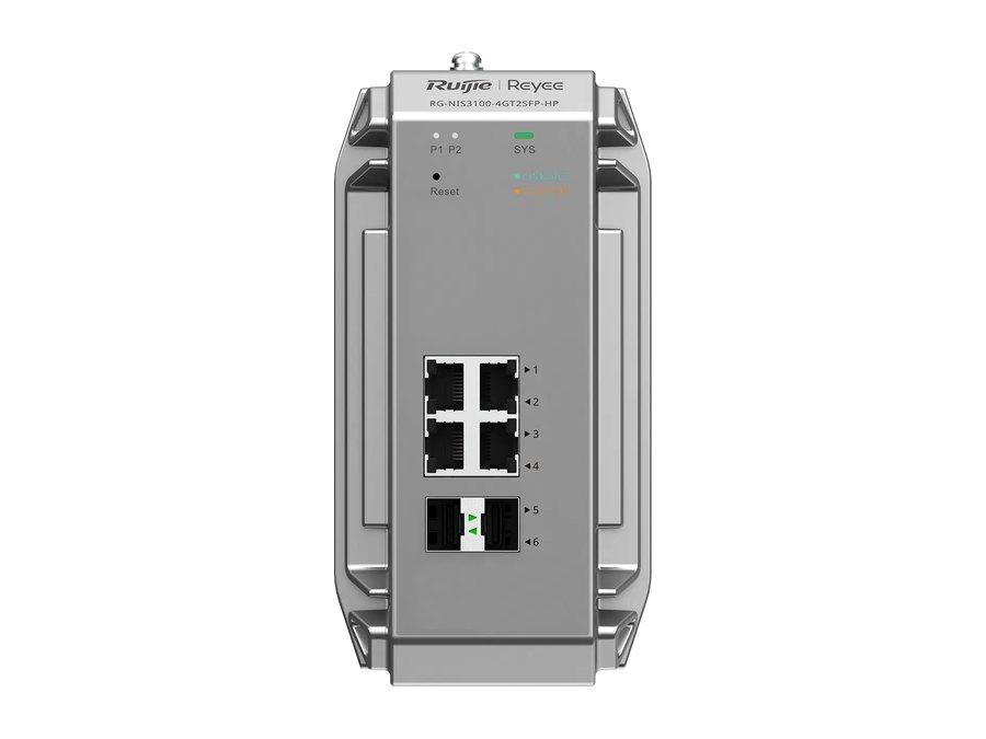 RG-NIS3100-4GT2SFP-HP nhìn thẳng mặt trước, ảnh hãng