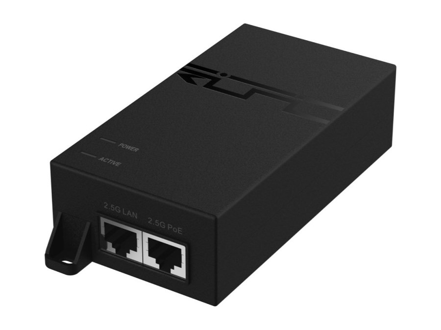 RG-POE-50-60W-MG nhìn chếch từ phía trước, ảnh của Ruijie