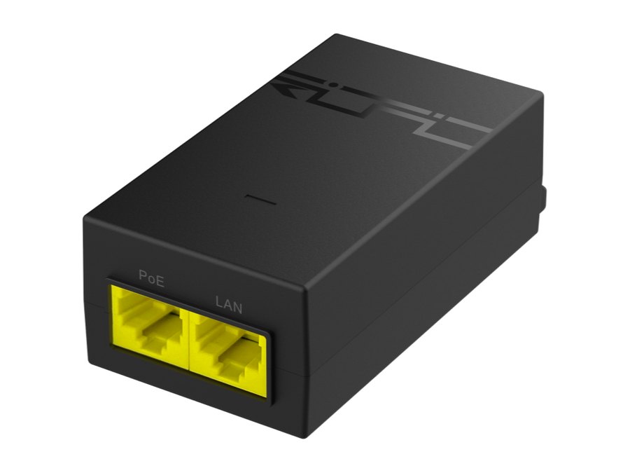 RG-POE-AF15 nhìn chếch từ phía trước, ảnh của Ruijie