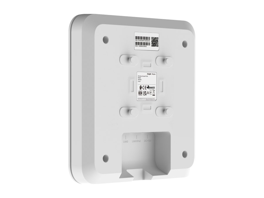 RG-RAP2200(F) chụp chếch phía sau, ảnh do Ruijie cung cấp