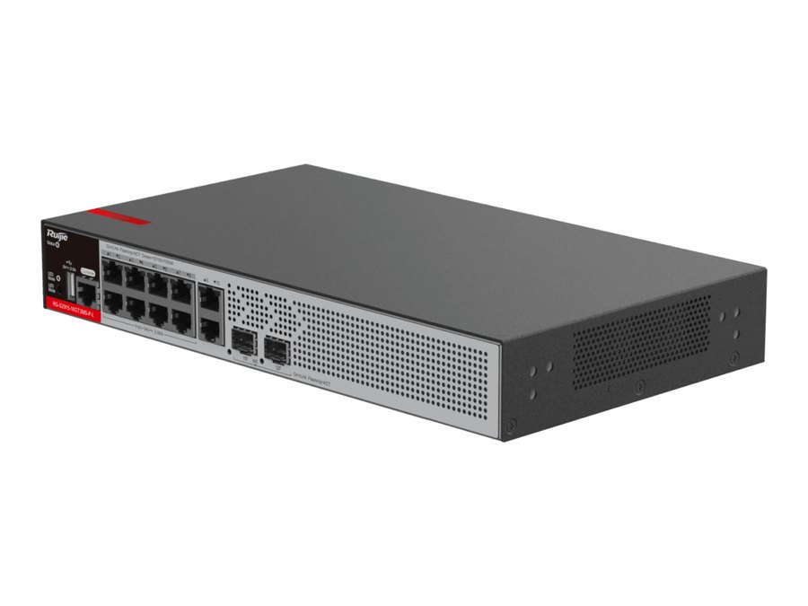 RG-S2915-10GT2MS-P-L nhìn chéo từ bên trái, ảnh hãng