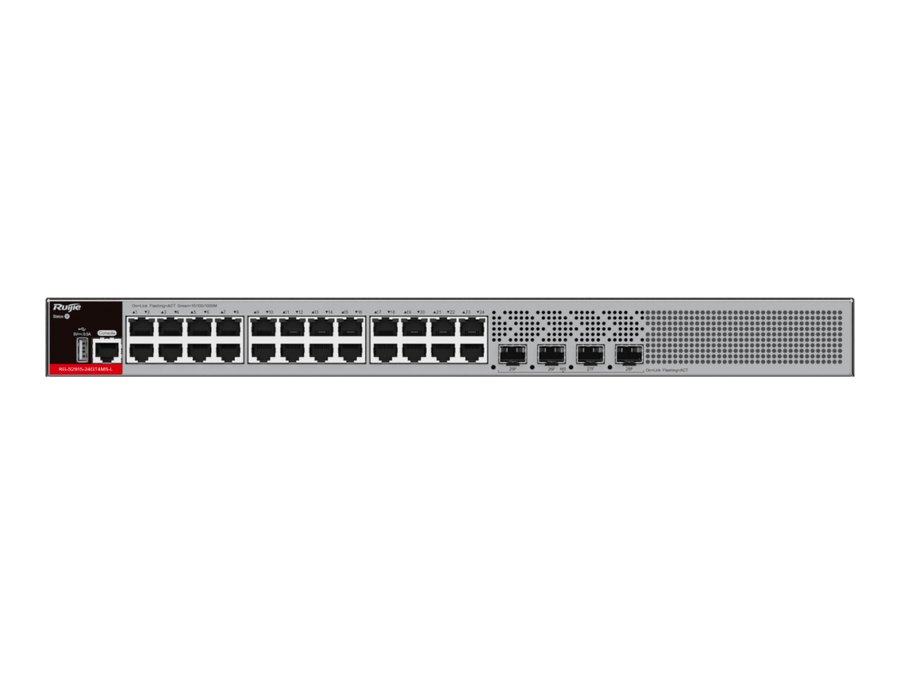 Mặt trước chụp thẳng, mẫu RG-S2915-24GT4MS-L, ảnh hãng