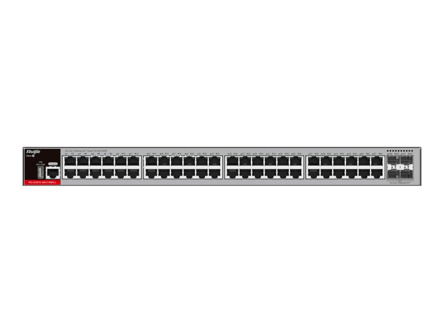 Chính diện mặt cổng RG-S2915-48GT4MS-L, ảnh hãng