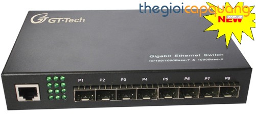 Switch Quang Giga Ethernet với 8 cổng SFP