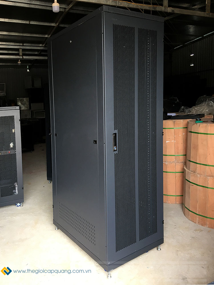 Tủ rack 42U D1000 thiết kế mới 2 cửa lưới, bền đẹp giá tốt, Tủ Rack 42U ...