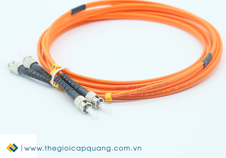 Thông tin in trên vỏ dây nhảy quang Multimode ST ST