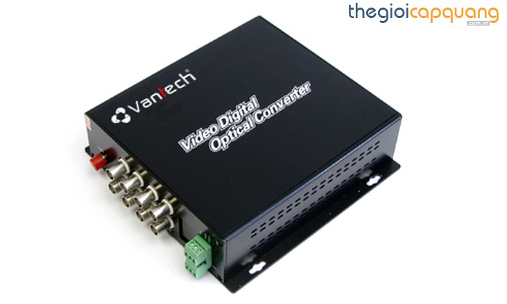Bộ chuyển đổi tín hiệu Video sang quang Vantech VTF-08 Bộ chuyển đổi tín hiệu Video sang quang Vantech VTF-08